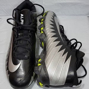 Nike Alpha Menace Shark Football Cleats 899372-001 / 10.5W